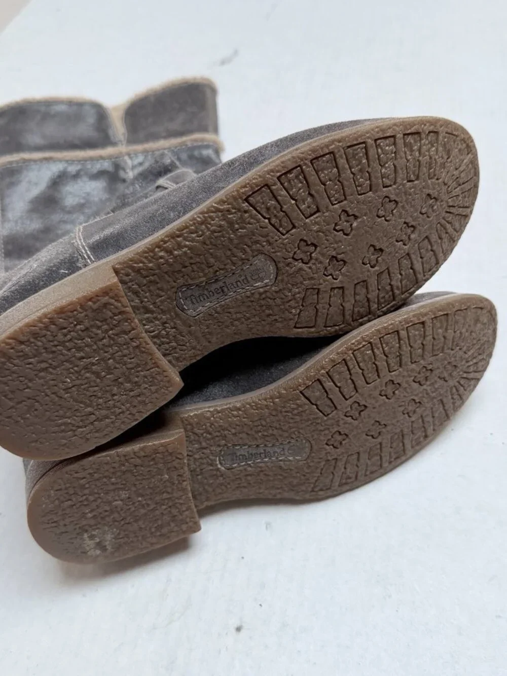 Timberland Women’s 6.5 Shoreham Fold Down Tall Boots Dark Grey Vacation Boho
